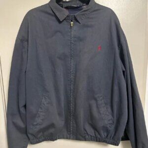 Vintage 80’s Ralph Lauren Blue Label Jacket - navy- Size XL